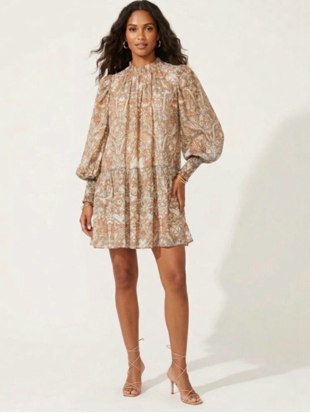 Ulla Johnson Maja Printed Mini Dress Size 12